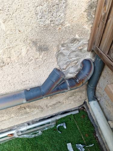 Plombier - Modification évacuation pvc  fourniture et pose 