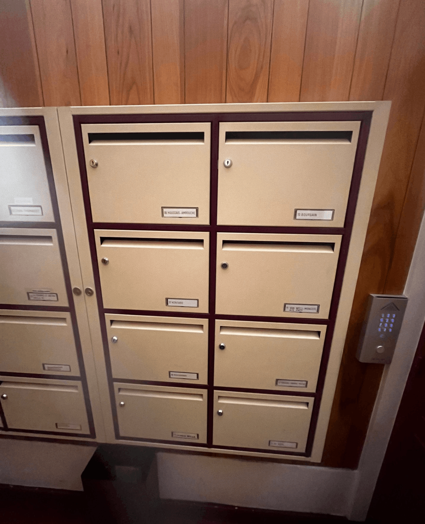 Remplacement canon boite aux lettres