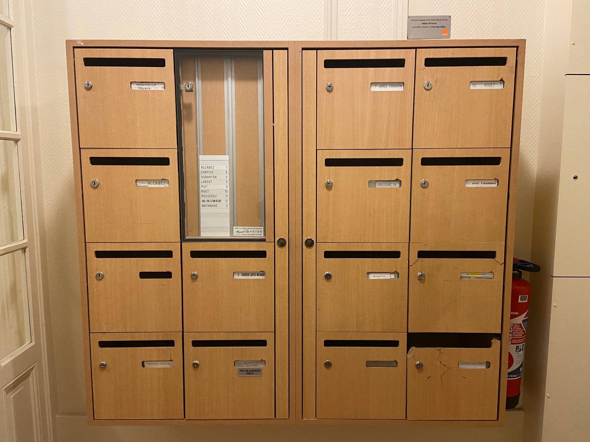 Remplacement serrure boite aux lettres