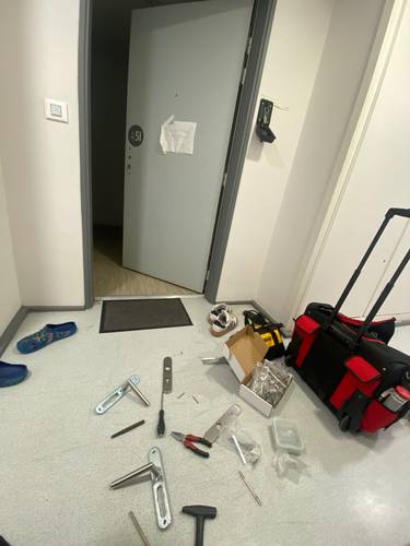 Ouverture porte simple 