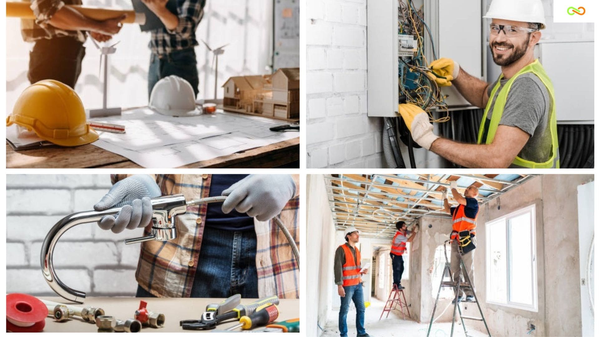 Artisan en train de réaliser des travaux de rénovation